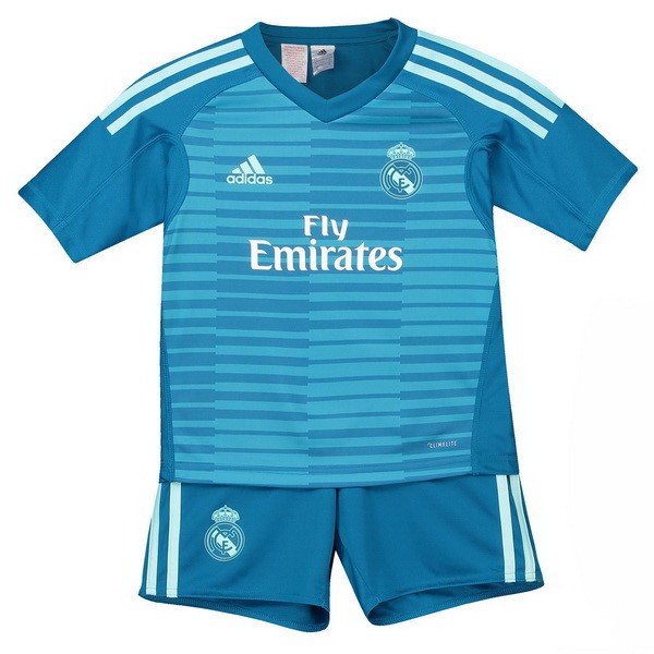 Camiseta Real Madrid Segunda equipo Niños Portero 2018-19 Azul
